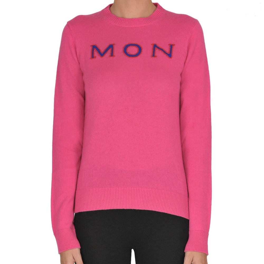Moncler Bright pink pullover sweater